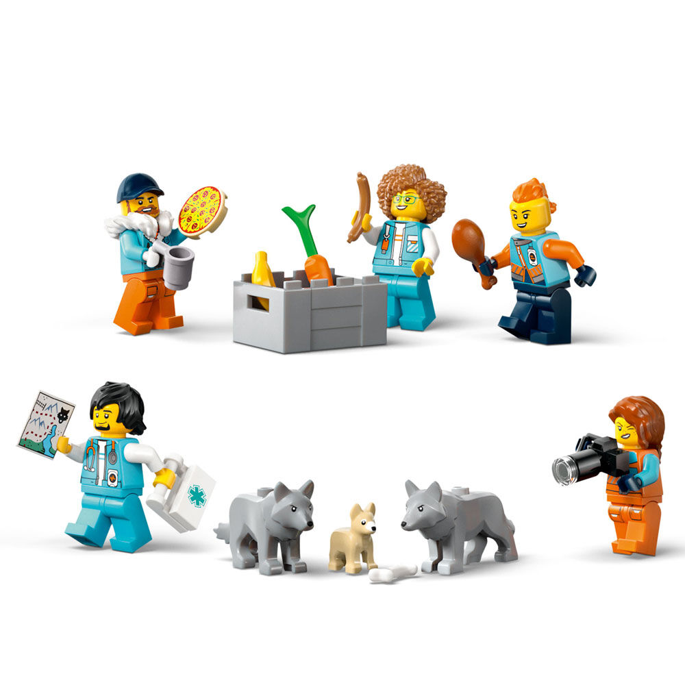 LEGO City Arctic Explorer Science Lab Truck Building Toy for Kids, Boys & Girls, Ages 8+ - 60471