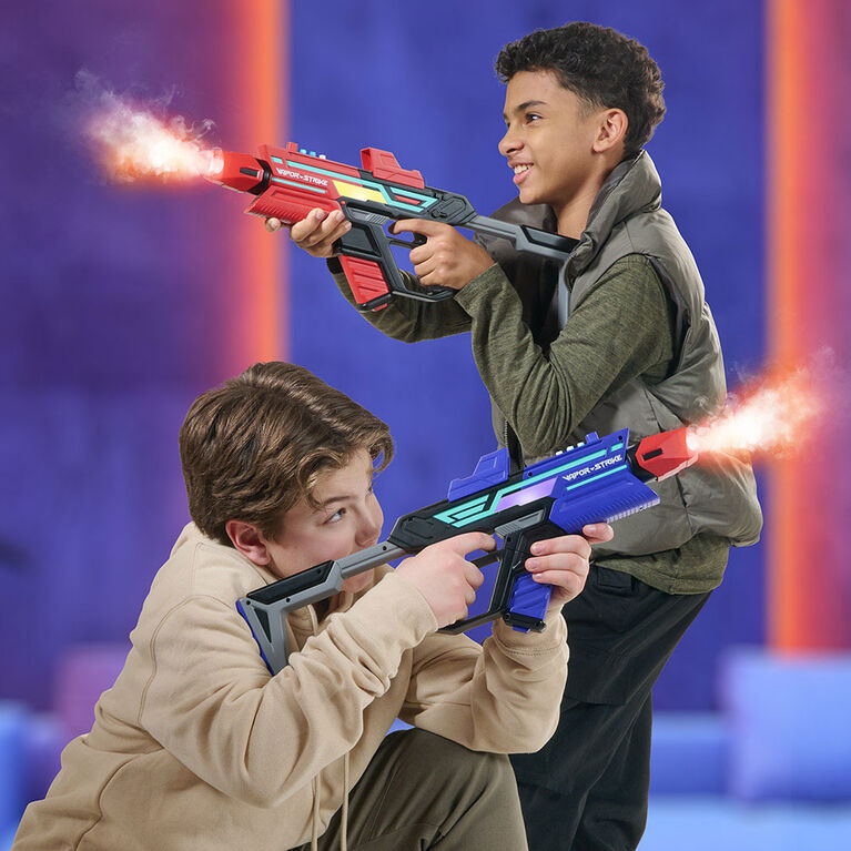 Vapor Strike Hyperburst Blasters Effets de Lumière, Sons et Vapeur, Bataille de Style Laser Tag (Ensemble de 2 Blasters Deluxe)