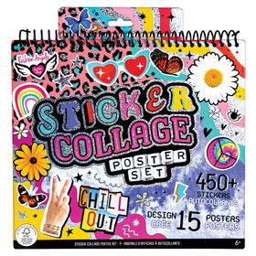 Sticker Collage Portfolio Poster Set