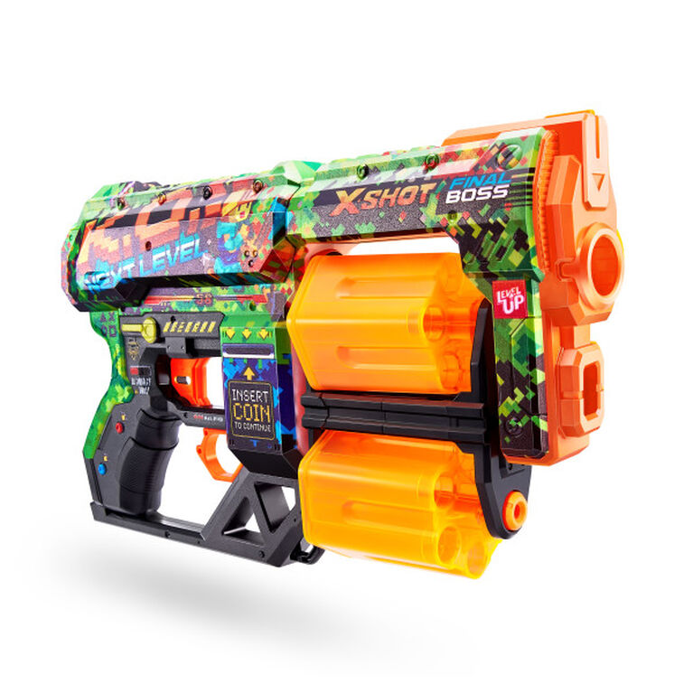 X-Shot Skins Dread Dart Blaster - K.O. (12 fléchettes) par ZURU
