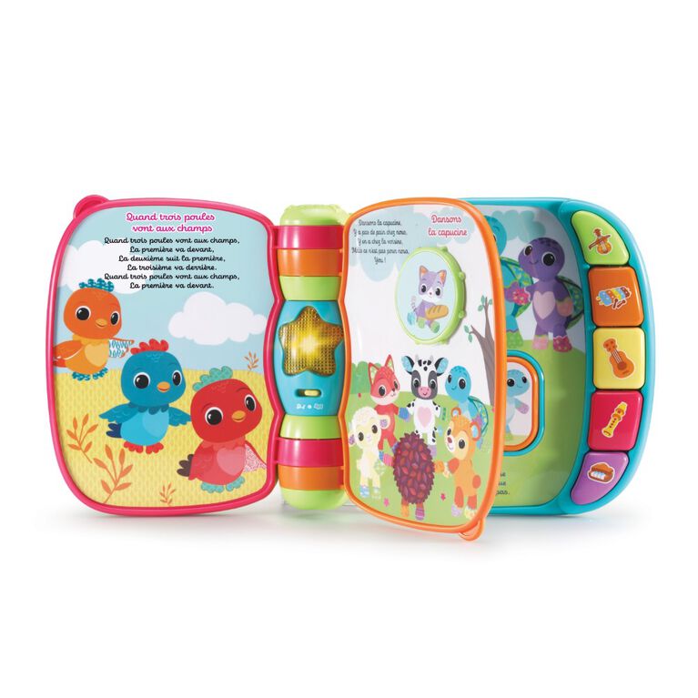 VTech Animal Rhymes Music Book - French Edition