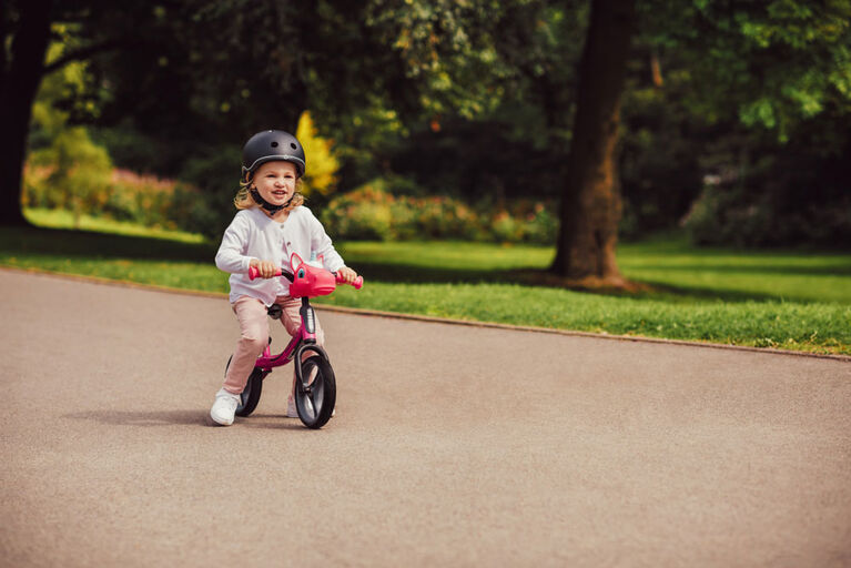 GO Vélo d'équilibre - Blanc/Rose Néon