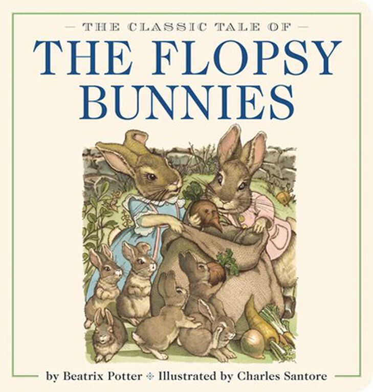 Classic Tale of the Flopsy Bunnies Oversized Padded Board Book - English Edition