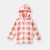 microfleece zip up jacket , size 4-5y - Pink