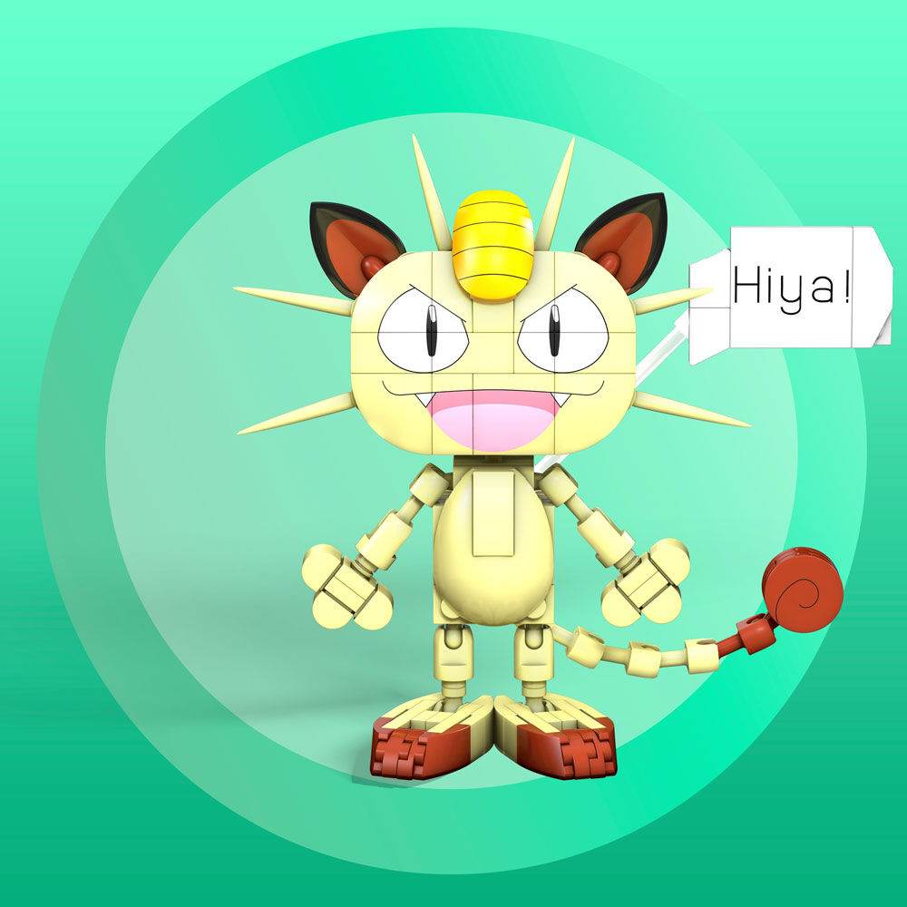 mega construx meowth