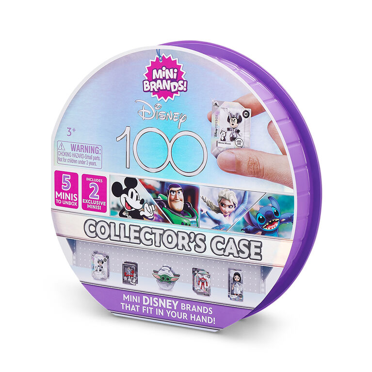 Mini Brands Disney 100 Platinum Collector's Case with 2 Exclusive Minis by ZURU