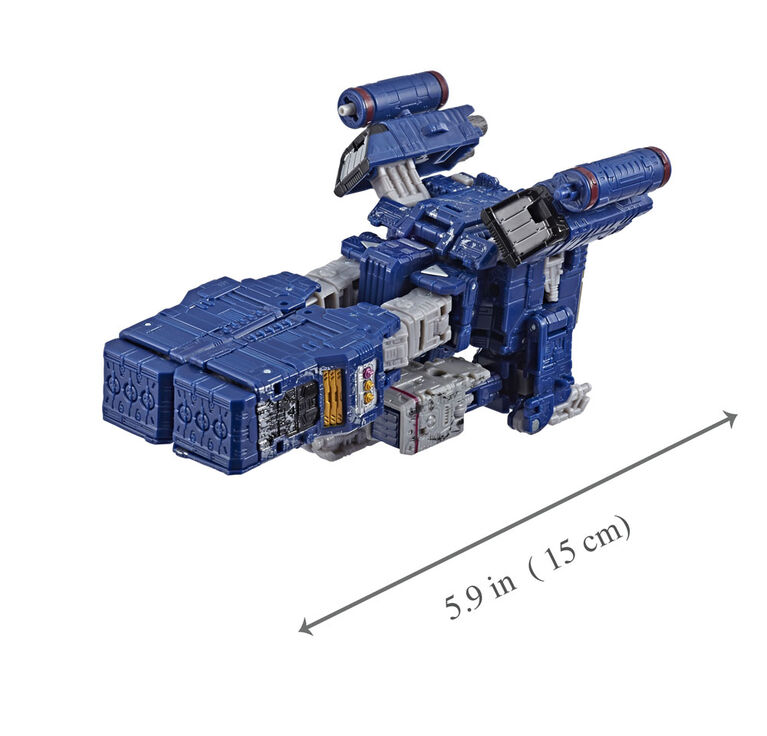Transformers Generations War for Cybertron, figurine voyageur Soundwave WFC-S25, gamme Siege.