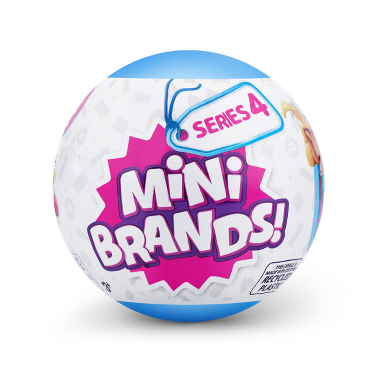 Zuru 5 Surprise Mini Brands Series 4 Mystery Capsule Real Miniature Brands Collectible Toy (Styles May Vary)