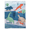 2-Piece Toddler Bedding Set including Comforter and Pillowcase, Dinosaur