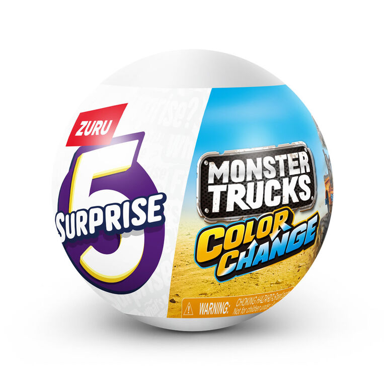 5 Surprise Monster Trucks Series 3 by ZURU