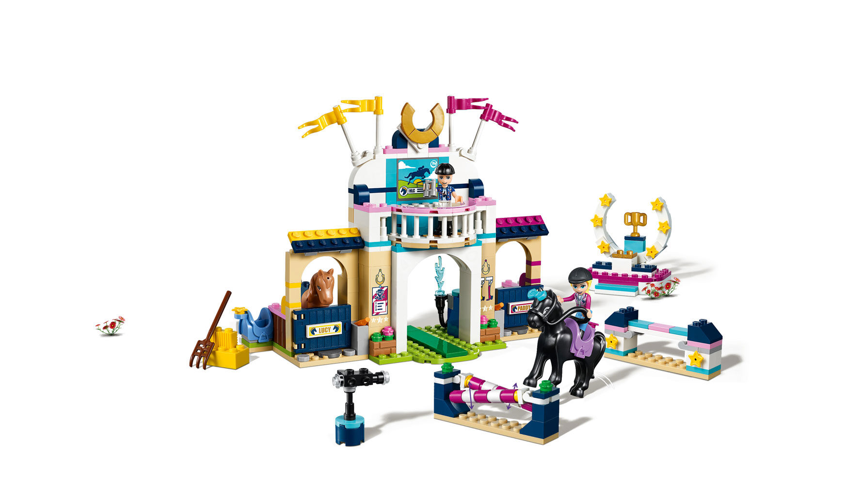 lego horse jumping set