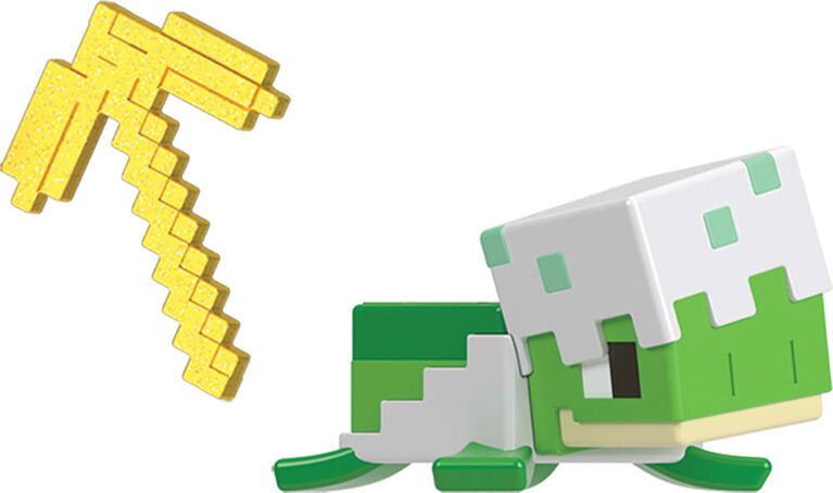 Minecraft Mini Mode Mining Action Figures with Reveal, Accessory & Moldable Sand (Characters May Vary)