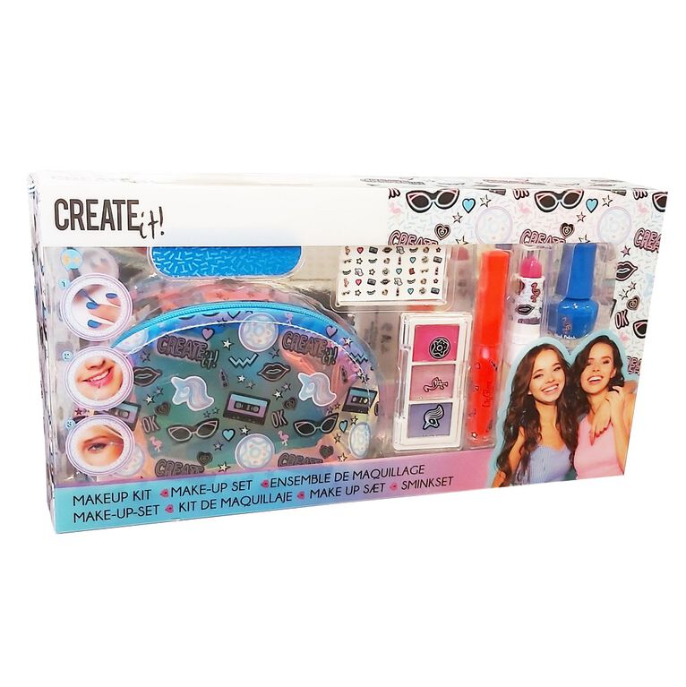 Create It! Makeup Bag With Makeup Gift Set