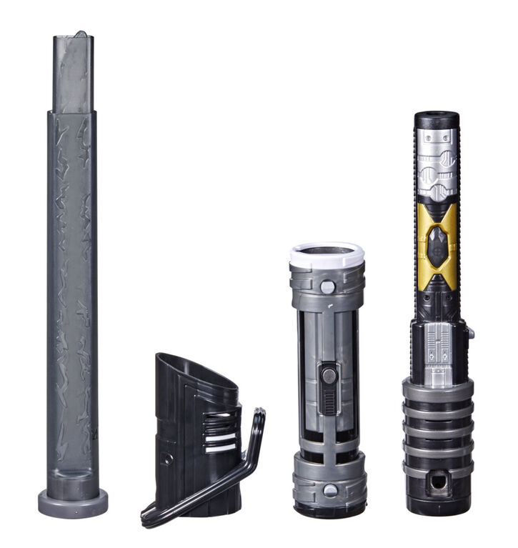 Star Wars Lightsaber Forge Darksaber Electronic Extendable Black Lightsaber Toy