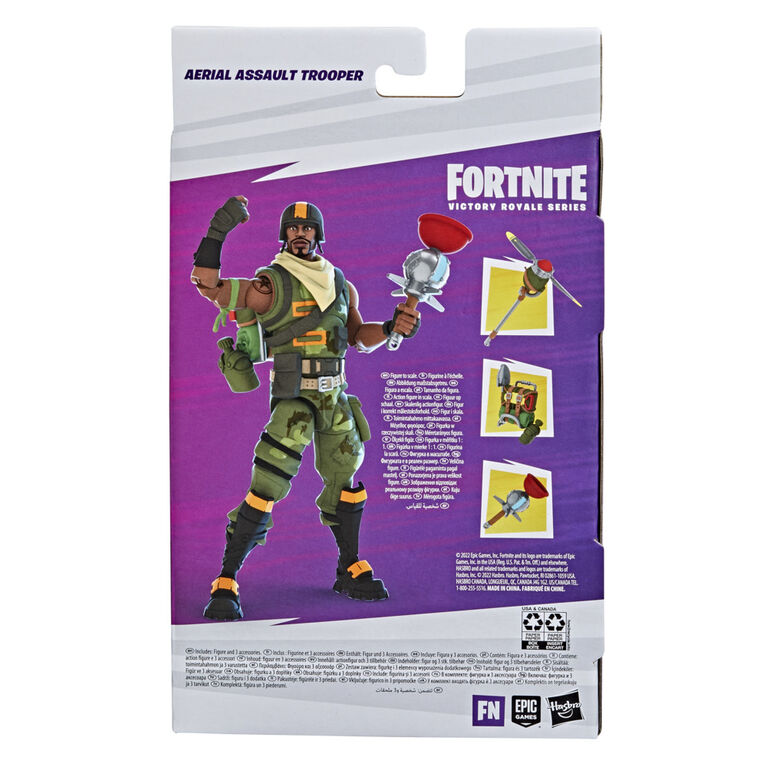 Hasbro Fortnite Victory Royale Series, figurine Aérostier de collection avec accessoires, échelle de 15 cm