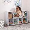 Bookcase with Reading Nook - White