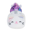 Mini-peluche Squishville - Squishville Aurora en voiture