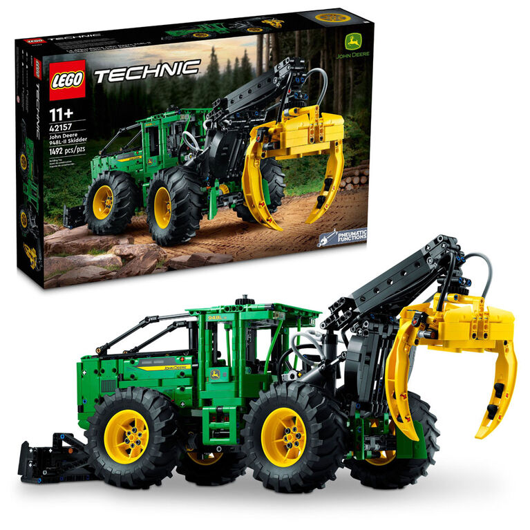 LEGO Technic John Deere 948L-II Skidder 42157 Building Toy Set (1,492 Pieces)