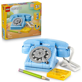 LEGO Creator 3 in 1 Retro Telephone Kids Toy - Home Decor & Building Toy for Girls & Boys 8+ - 31174