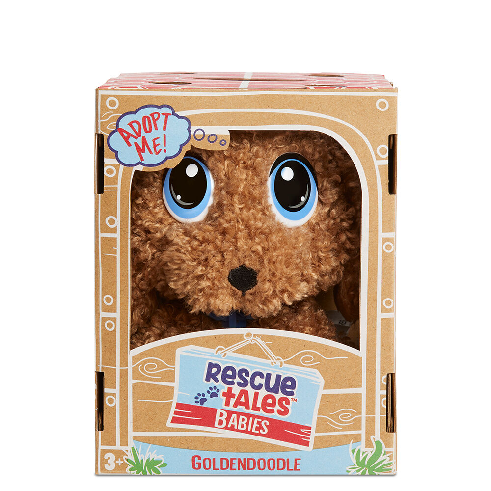 Goldendoodle stuffed animal adoption on sale set