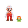 Super Mario 4 Inch Figure - Fire Mario with Fire Flower