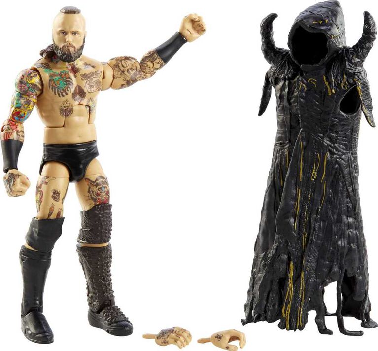 WWE Aleister Black Elite Collection Action Figure, 6-in/15.24-cm Posable Collectible
