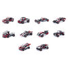 Meccano, Kit de construction STEM, Supercar motorisée 25 en 1 avec 347 pièces, vrais outils et feux avant fonctionnels
