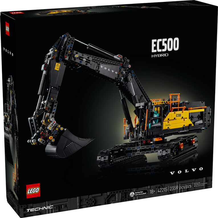 LEGO Technic Volvo EC500 Hybrid Excavator - LEGO Set for Adults - Collectible Model Kit, 18+ - 42215