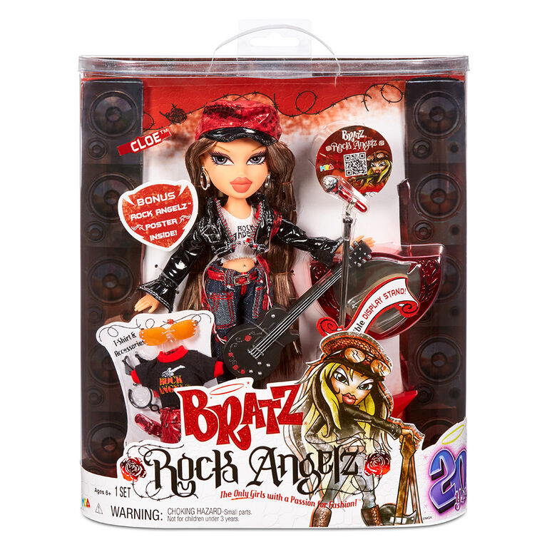 Poupée-mannequin BratzMD Rock Angelz de série spéciale de 20 ans CloeMC