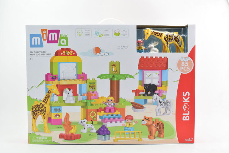 MIMA Bloks: My Funny Zoo Playset