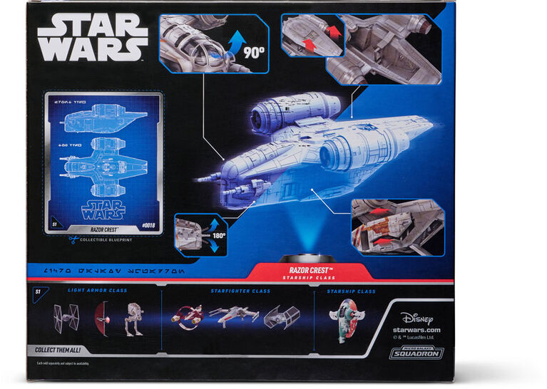 Star Wars Micro Galaxy Squadron - Starship Class - Razor Crest | Toys R ...