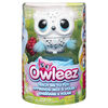 Owleez, Flying Baby Owl Interactive Toy with Lights and Sounds (White)