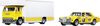 Hot Wheels Team Transport Truck & Race Car, Gift for Racing Collectors