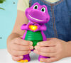 Fisher-Price Barney's World Heart Hands Barney Toy Figure with Music & Lights for Kids