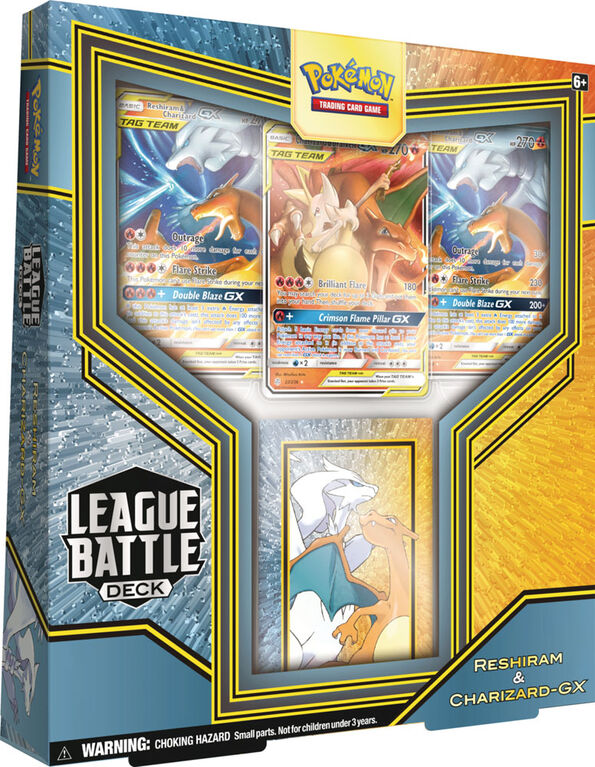 Deck De La Ligue De Combat Pokémon - Reshiram Et Dracaufeu-Gx