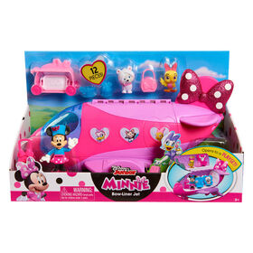 Disney Junior Minnie Mouse Bow-Liner Jet Toy Figures and Playset