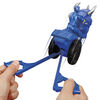 Power Rangers Dino Fury Rip N Go Tricera Battle Rider and Dino Fury Blue Ranger