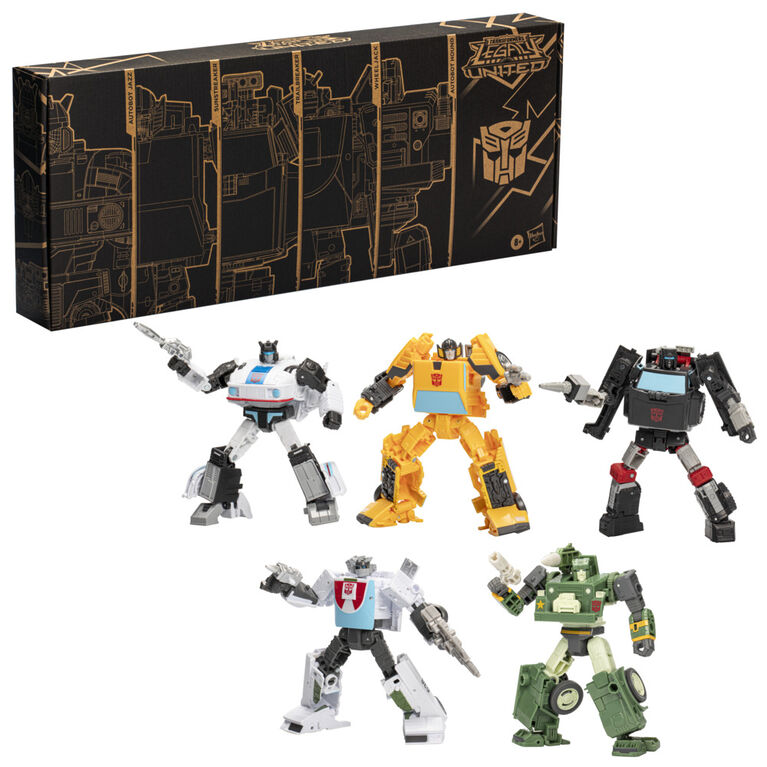 Transformers Generations Selects Legacy United Autobots Stand United 5-Pack Action Figures