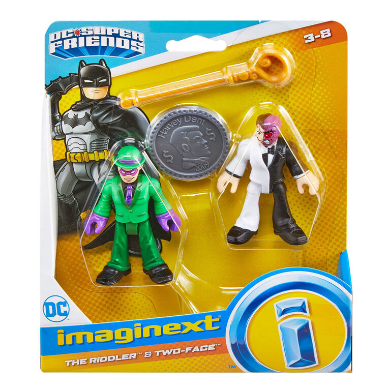 Fisher-Price Imaginext DC Super Friends The Riddler & Two-Face - English Edition