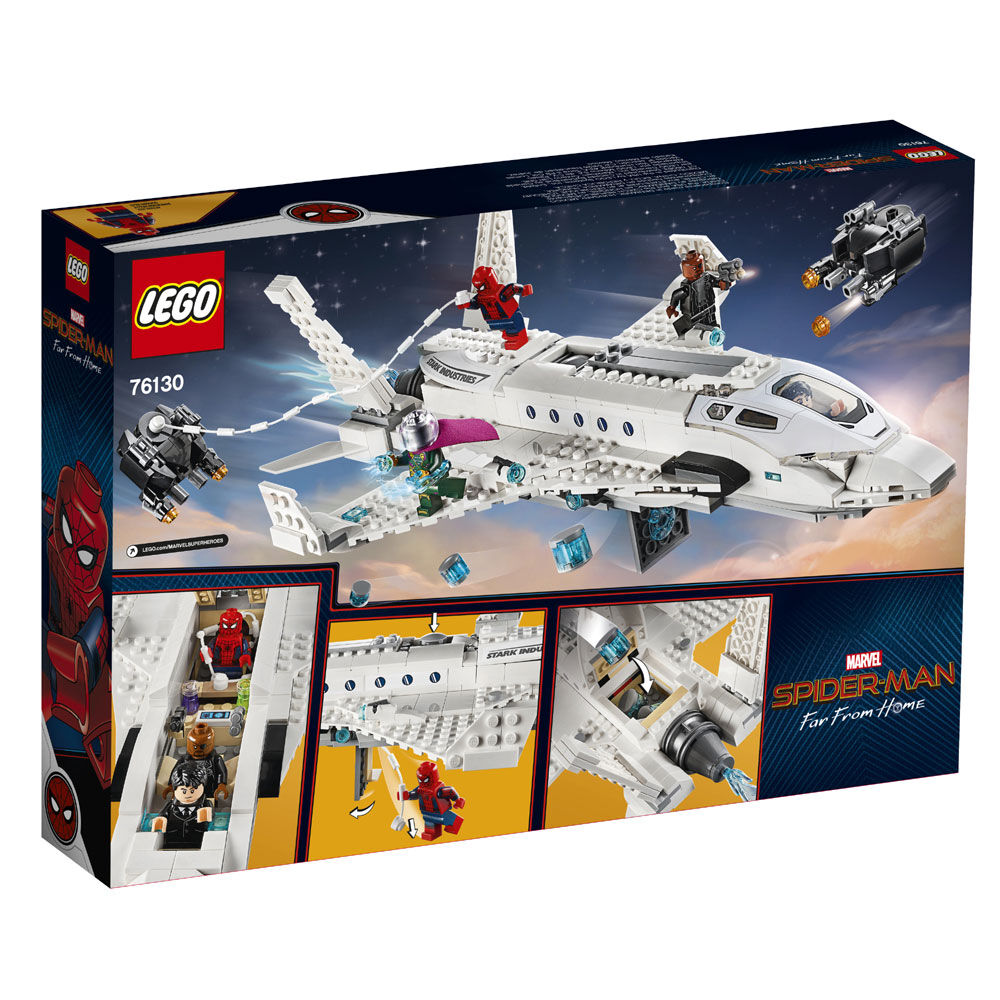 lego spiderman plane