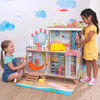 KidKraft Maison de Plage avec Grande Roue Amusante avec EZ Kraft AssemblyMC