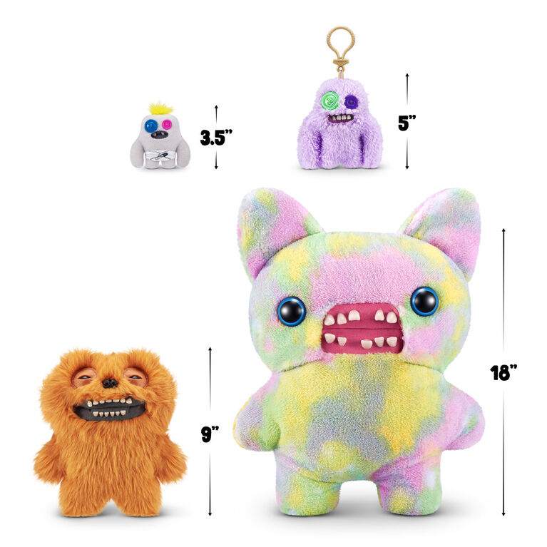 Fuggler Fart Face 9-inch Assortment Series 1 (Count Underoo Mcgoo - long pile) by ZURU