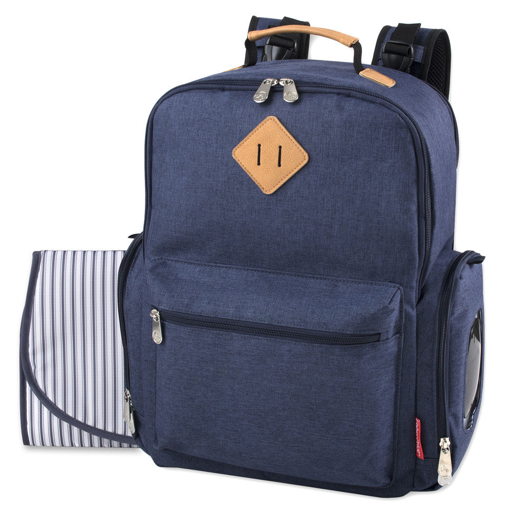Navy blue diaper sales backpack