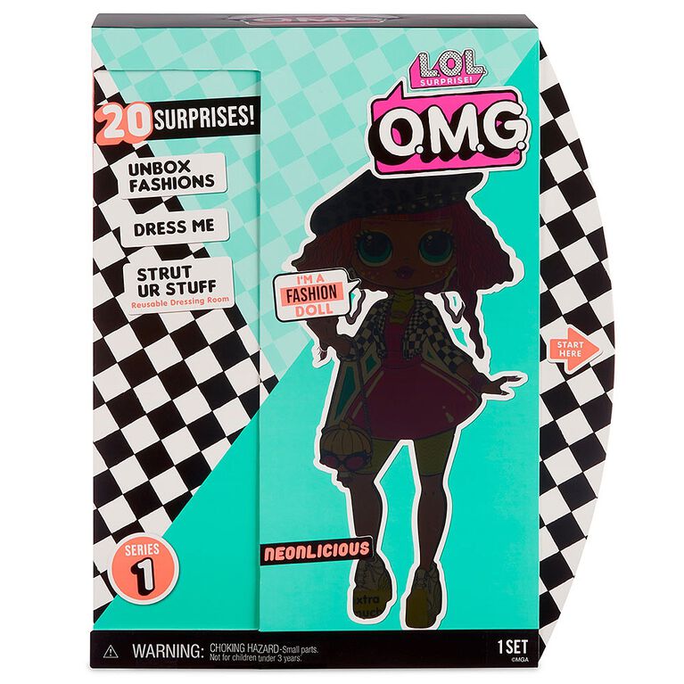 L.O.L. Surprise! O.M.G. Neonlicious Fashion Doll