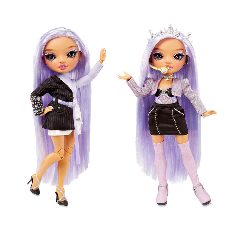 Rainbow Vision Rainbow High Royal Three K-pop - Tiara Song (Purple Lilac) Fashion Doll