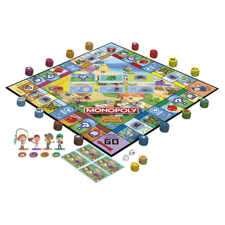 Monopoly édition Animal Crossing New Horizons, plateau