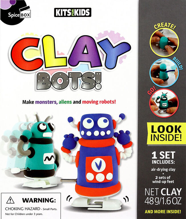SpiceBox Children's Activity Kits for Kids Clay-Bots - English Edition |  Toys R Us Canada
