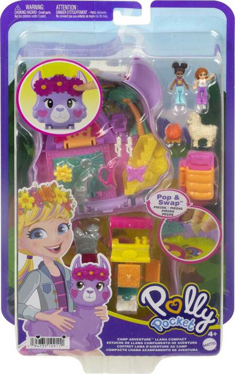 Polly Pocket Camp Adventure Llama Compact