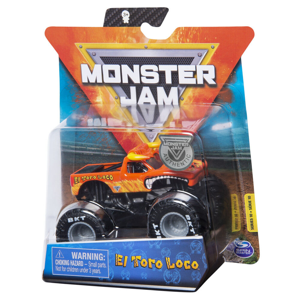Monster Jam, Official El Toro Loco Truck, Die-Cast Vehicle, Legacy Trucks Favorites Series, 1:64 Scale