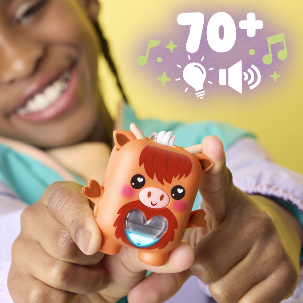 Hasbro Nano-mals Cowbert the Highland Cow Electronic Fidget Pet